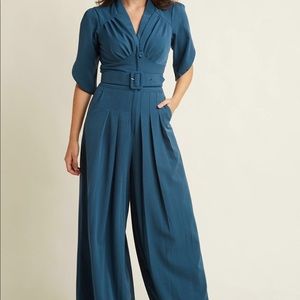 Teal ModCloth Jumpsuit